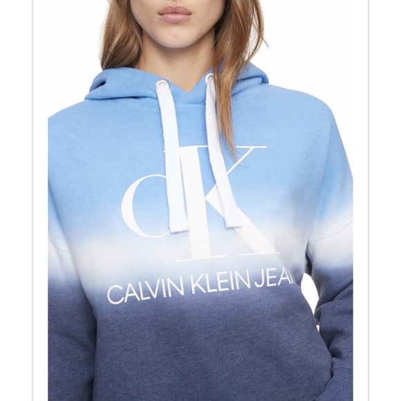 Calvin Klein Sweaters - Calvin Klein Dip Dye Logo Sweatshirt Size Med